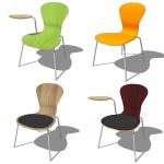 Knoll Sprite Chairs offered in 4 variations.