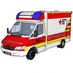 A german ambulance based on a Mercedes Benz Sprint...