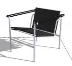 Corbusier LC1 chair black