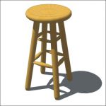 Typical bar stool