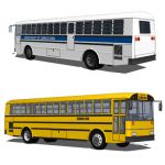 Two configurations of a Thomas Bus.