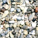 Seamless wet pebbles; 400 x 400