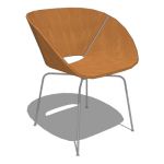 View Larger Image of Lipse Four Leg Swivel Base Chair