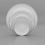 View Larger Image of White Dinnerware