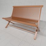 View Larger Image of Teak Patio Benches and Chairs