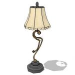View Larger Image of wrought iron lamp