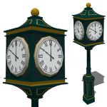 Model based on Electric Time Lucerne Clock.  Clock...