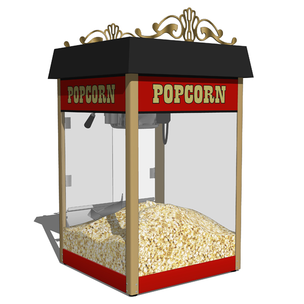 Popcorn machines 3D Model - FormFonts 3D Models & Textures