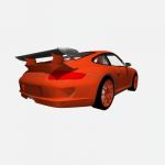Scale GDL object of a Porsche 911 GT3 RS, for Arch...
