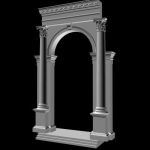 Architectural detail, column, capital Corinthian, ...
