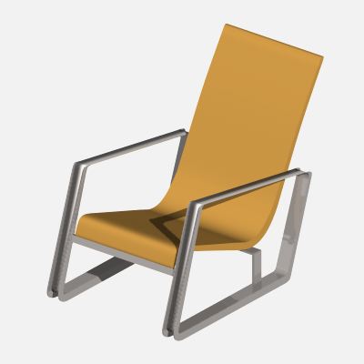 Scale object of a designer chair, for 
ArchiCAD. .... 