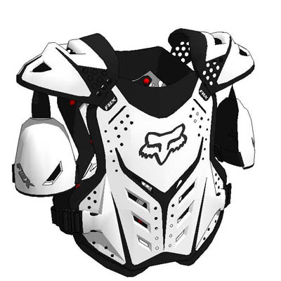 Fox Racing body protector, with and without hanger.... 