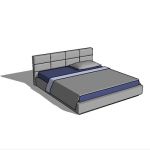 A king size bed (2.50m x 2.40m)