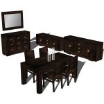 Etnochic Dining Room Set includes the Dining table...