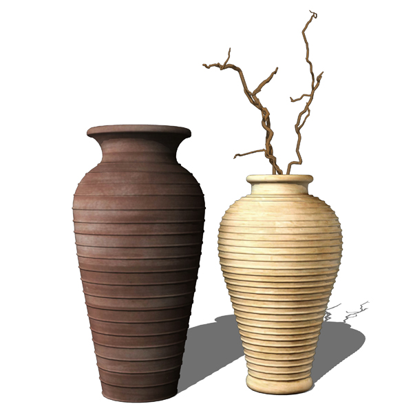Photoreal ceramic vases collection. Products can b.... 