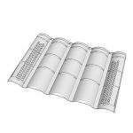 O'Hagin's vents for clay and tile roofs, M model