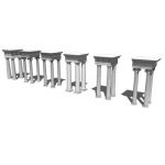 A set of 6 Architectural Columns.

Part 1 holds ...