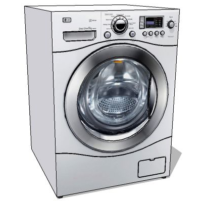 LG-F1403FD washing machine. 