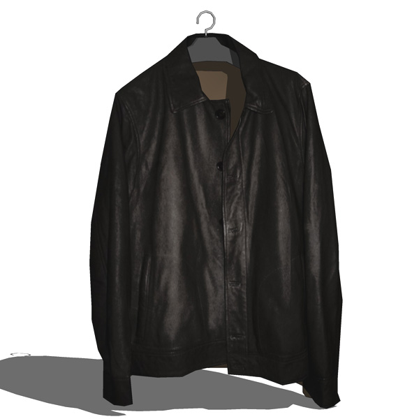 Mens Leather Jackets 3D Model - FormFonts 3D Models & Textures