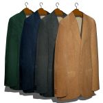 Men's corduroy jackets, in four colors.
