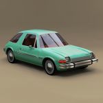 The famous Pacer was a two-door compact automobile...