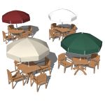 Grosfillex outdoor sets. Sets include the Acadia c...