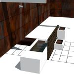 Essence Spa, a minimal bathroom/spa based on corte...