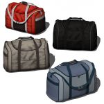 Set of four duffle bags.