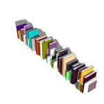 A set of multicoloured books