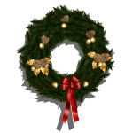 High Resolution Christmas Wreath