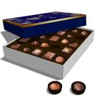 Fully 3D chocolate box