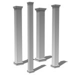 Square columns in 6", 8", 10" and 1...