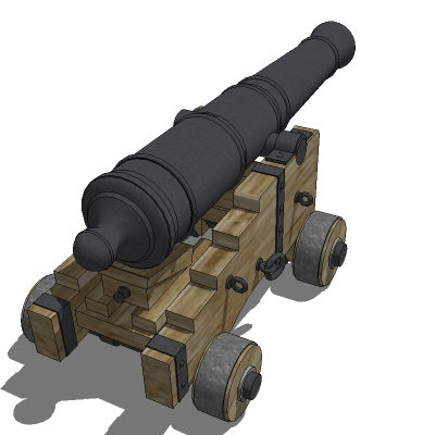 Naval cannon...24 pounder...for historical or heri.... 