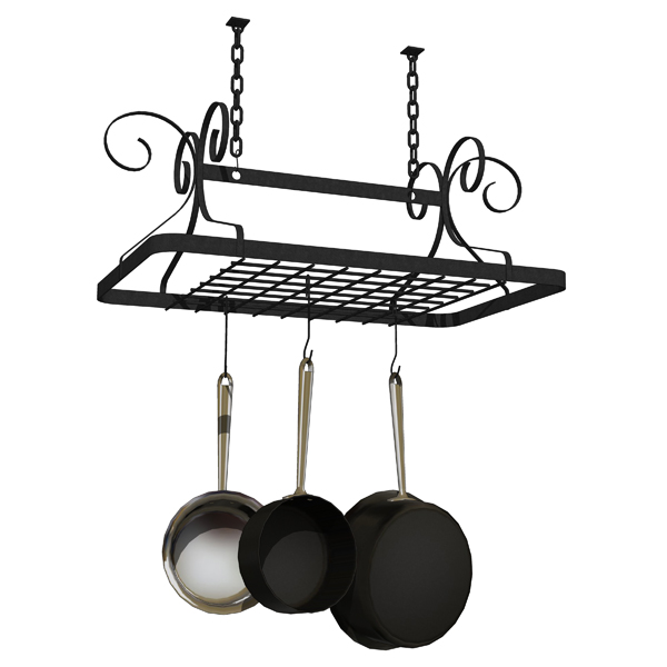 Enclume pot racks in different sizes and styles.. 