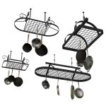 Enclume pot racks in different sizes and styles.