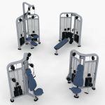 Life Fitness Strength gym equipment. Part of the S...