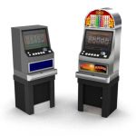 Low poly slot machines.