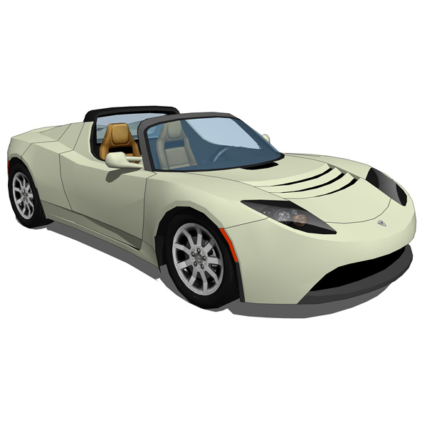 Produced by Tesla Motors, the 
Roadster id the fi.... 