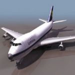 Boing 747 textured