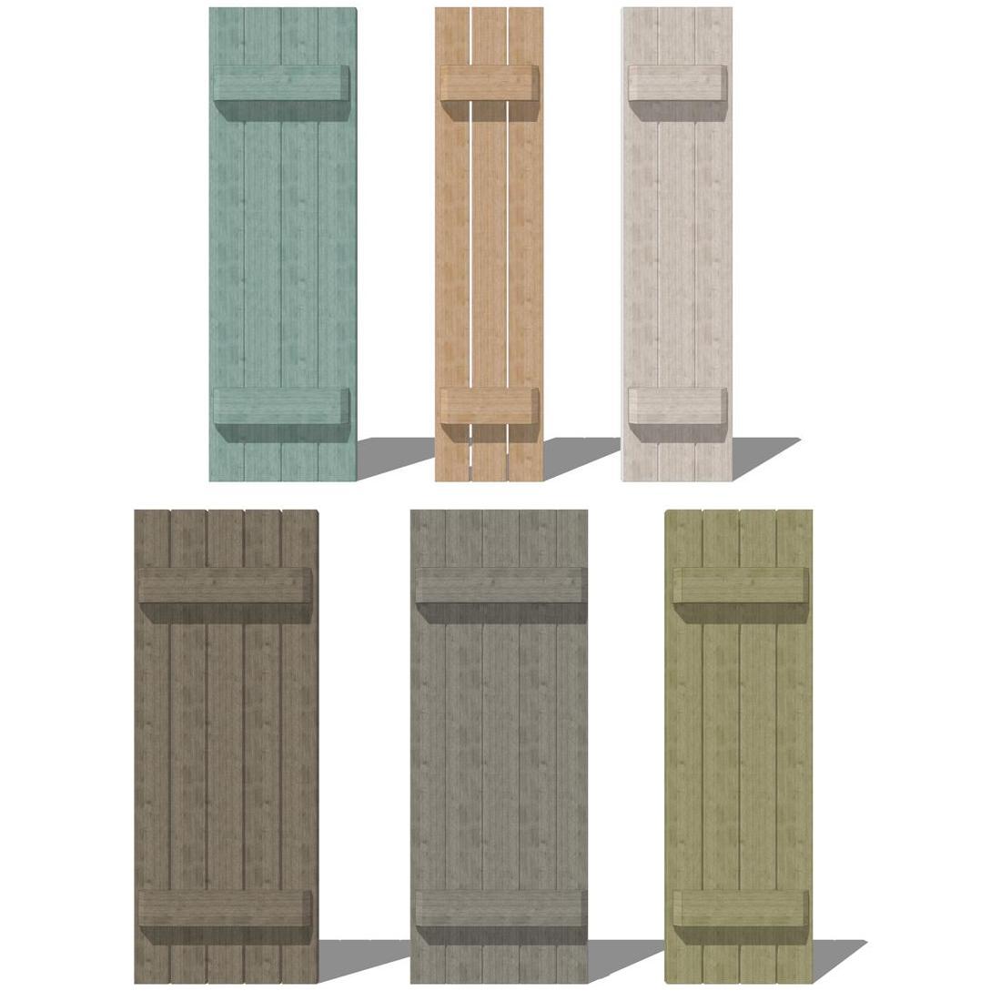 Panel Shutters Collection. Each collection consist.... 