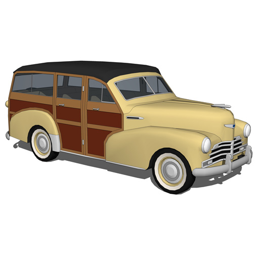 Chevrolet 1949 Woody. 