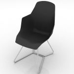 Take Off chair shown in block plastic high back op...