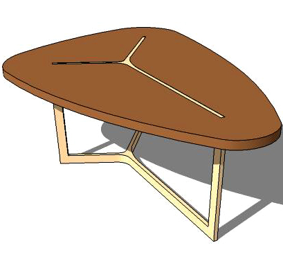 Three sided table, it is able to accommadate 7 peo.... 