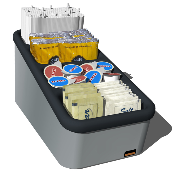 Server´s Condiment Counter Top Organizers. A.... 
