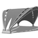 A selection of 4 tensile structures, from parasol ...