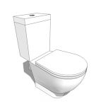 'White' close-coupled WC pan designed by David Chi...