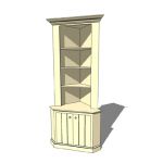Painted corner cabinet, 825mm wide x 2760mm tall (...