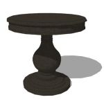 36 inch diameter by 32 inch tall foyer table by Re...