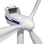 Land based and offshore Vestas wind turbines.