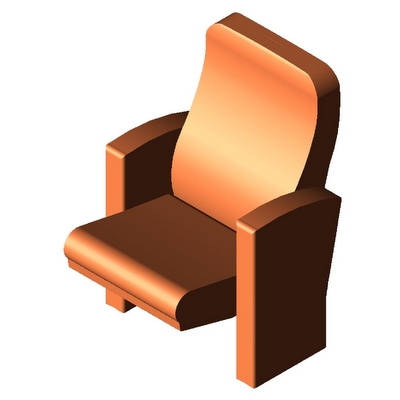 Furniture BIM object Chair Conference 8037 Megasea.... 